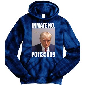 Donald Trump Inmate Number Mugshot Tie Dye Hoodie