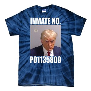 Donald Trump Inmate Number Mugshot Tie-Dye T-Shirt