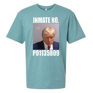 Donald Trump Inmate Number Mugshot Sueded Cloud Jersey T-Shirt