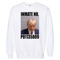 Donald Trump Inmate Number Mugshot Garment-Dyed Sweatshirt