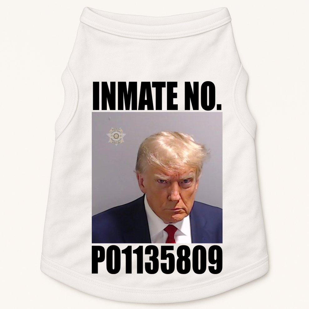 Donald Trump Inmate Number Mugshot Doggie Tank