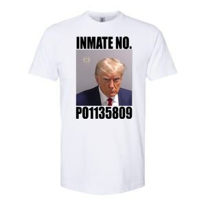 Donald Trump Inmate Number Mugshot Softstyle CVC T-Shirt