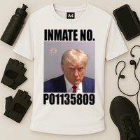 Donald Trump Inmate Number Mugshot Performance Shirt