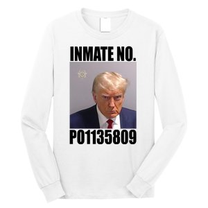 Donald Trump Inmate Number Mugshot Long Sleeve Shirt