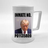 Donald Trump Inmate Number Mugshot Beer Stein