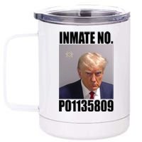 Donald Trump Inmate Number Mugshot 12 oz Stainless Steel Tumbler Cup