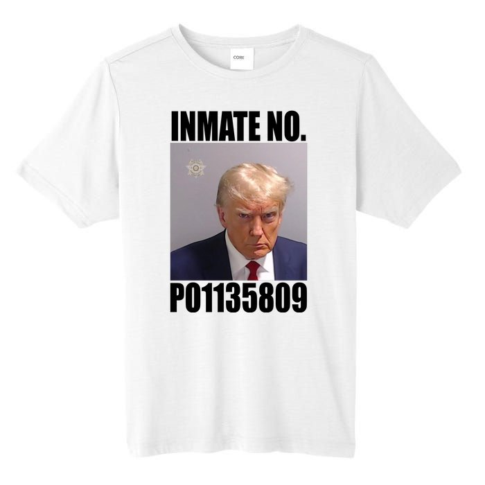 Donald Trump Inmate Number Mugshot Tall Fusion ChromaSoft Performance T-Shirt