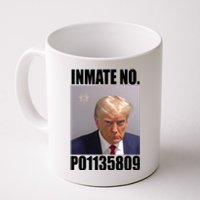 Donald Trump Inmate Number Mugshot Coffee Mug