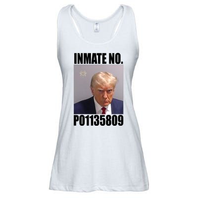 Donald Trump Inmate Number Mugshot Ladies Essential Flowy Tank