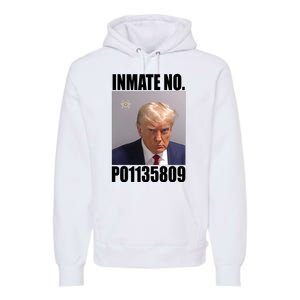 Donald Trump Inmate Number Mugshot Premium Hoodie