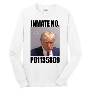 Donald Trump Inmate Number Mugshot Tall Long Sleeve T-Shirt