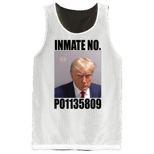 Donald Trump Inmate Number Mugshot Mesh Reversible Basketball Jersey Tank