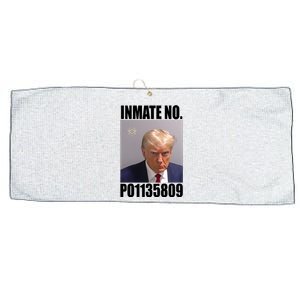 Donald Trump Inmate Number Mugshot Large Microfiber Waffle Golf Towel