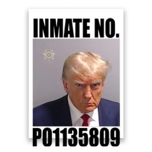 Donald Trump Inmate Number Mugshot Poster