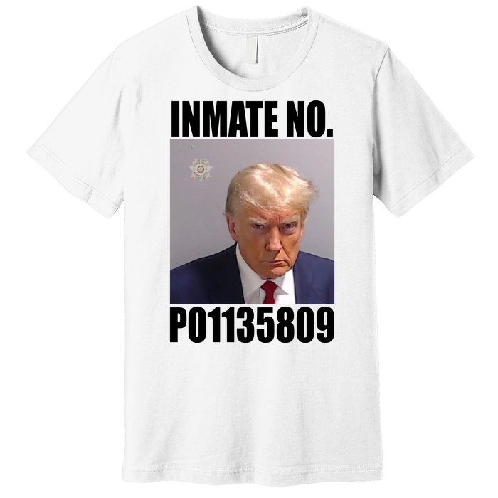 Donald Trump Inmate Number Mugshot Premium T-Shirt