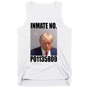 Donald Trump Inmate Number Mugshot Tank Top