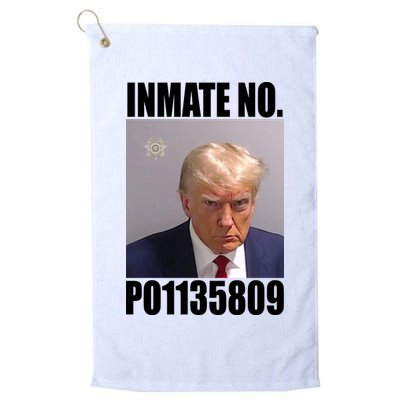 Donald Trump Inmate Number Mugshot Golf Towel