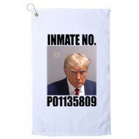 Donald Trump Inmate Number Mugshot Platinum Collection Golf Towel