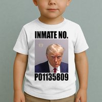 Donald Trump Inmate Number Mugshot Toddler T-Shirt