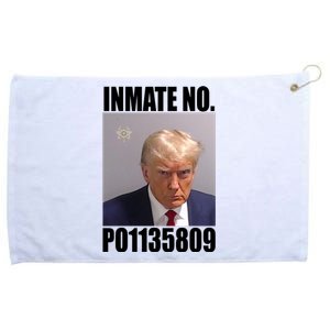 Donald Trump Inmate Number Mugshot Grommeted Golf Towel