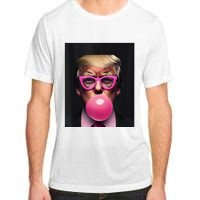 Donald Trump In Pink Blowing Bubble Gum Pro Trump 2024 Adult ChromaSoft Performance T-Shirt