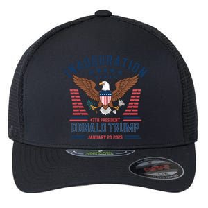 Donald Trump Inauguration 2025 47th President Flexfit Unipanel Trucker Cap