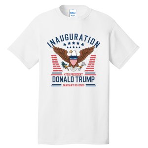 Donald Trump Inauguration 2025 47th President Tall T-Shirt