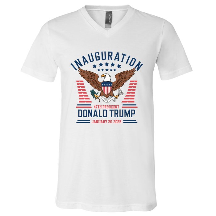 Donald Trump Inauguration 2025 47th President V-Neck T-Shirt