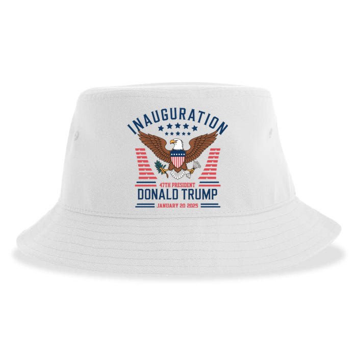 Donald Trump Inauguration 2025 47th President Sustainable Bucket Hat