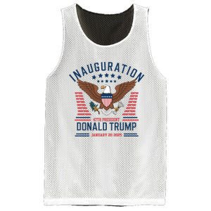 Donald Trump Inauguration 2025 47th President Mesh Reversible Basketball Jersey Tank