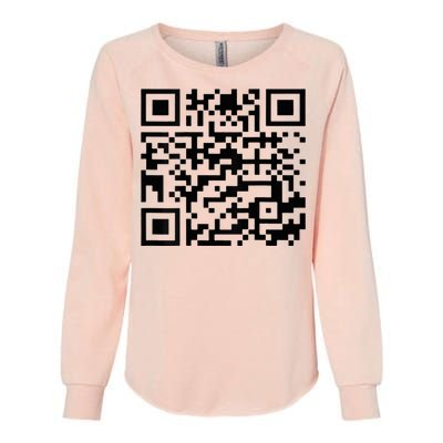 Donald Trump Is Your President Qr Trump Dancing Womens California Wash Sweatshirt