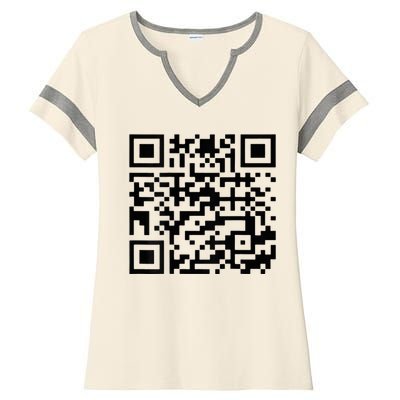 Donald Trump Is Your President Qr Trump Dancing Ladies Halftime Notch Neck Tee