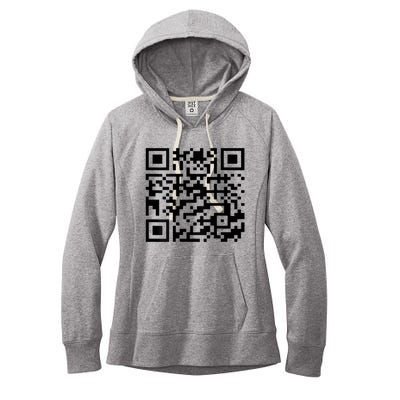 Donald Trump Is Your President Qr Trump Dancing Women's Fleece Hoodie