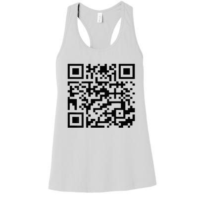 Donald Trump Is Your President Qr Trump Dancing Women's Racerback Tank