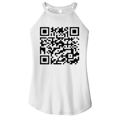 Donald Trump Is Your President Qr Trump Dancing Women's Perfect Tri Rocker Tank