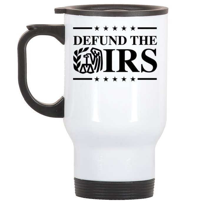 Defund The IRS Stainless Steel Travel Mug