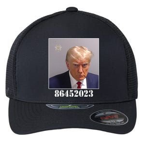 Donald Trump Inmate Mugshot Flexfit Unipanel Trucker Cap