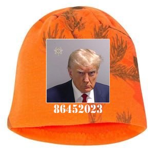 Donald Trump Inmate Mugshot Kati - Camo Knit Beanie