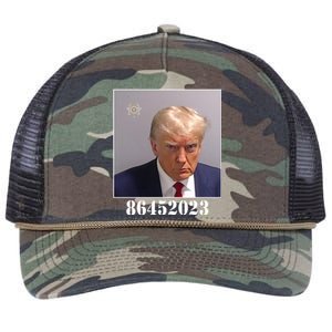 Donald Trump Inmate Mugshot Retro Rope Trucker Hat Cap