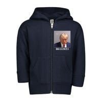 Donald Trump Inmate Mugshot Toddler Zip Fleece Hoodie