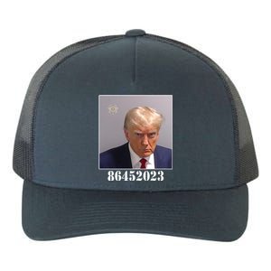 Donald Trump Inmate Mugshot Yupoong Adult 5-Panel Trucker Hat