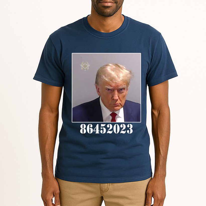 Donald Trump Inmate Mugshot Tall T-Shirt
