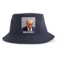 Donald Trump Inmate Mugshot Sustainable Bucket Hat