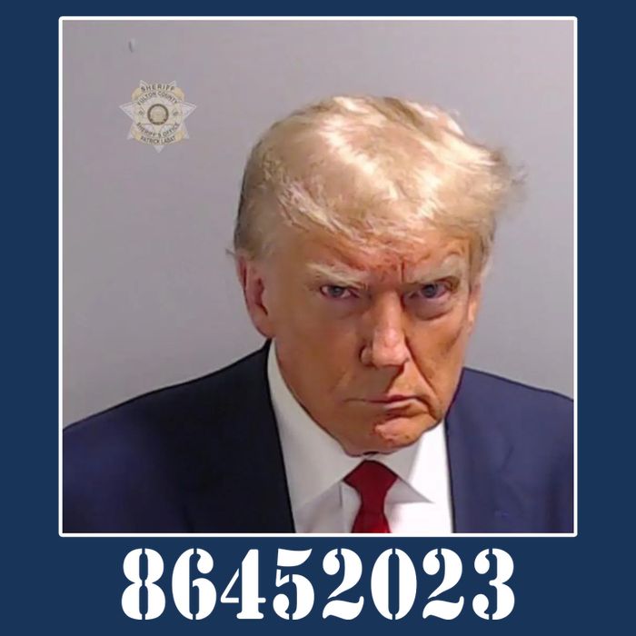 Donald Trump Inmate Mugshot Button