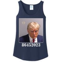 Donald Trump Inmate Mugshot Ladies Essential Tank