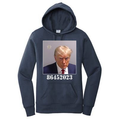 Donald Trump Inmate Mugshot Women's Pullover Hoodie