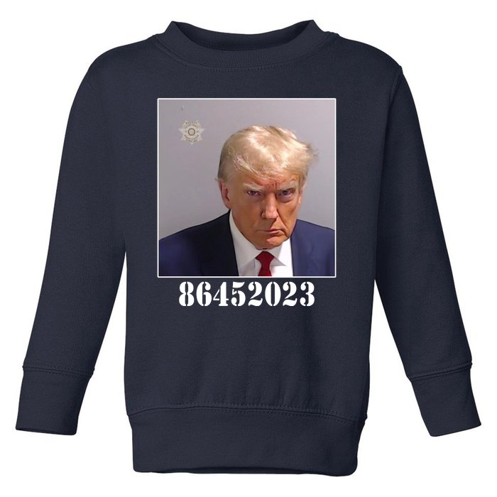 Donald Trump Inmate Mugshot Toddler Sweatshirt