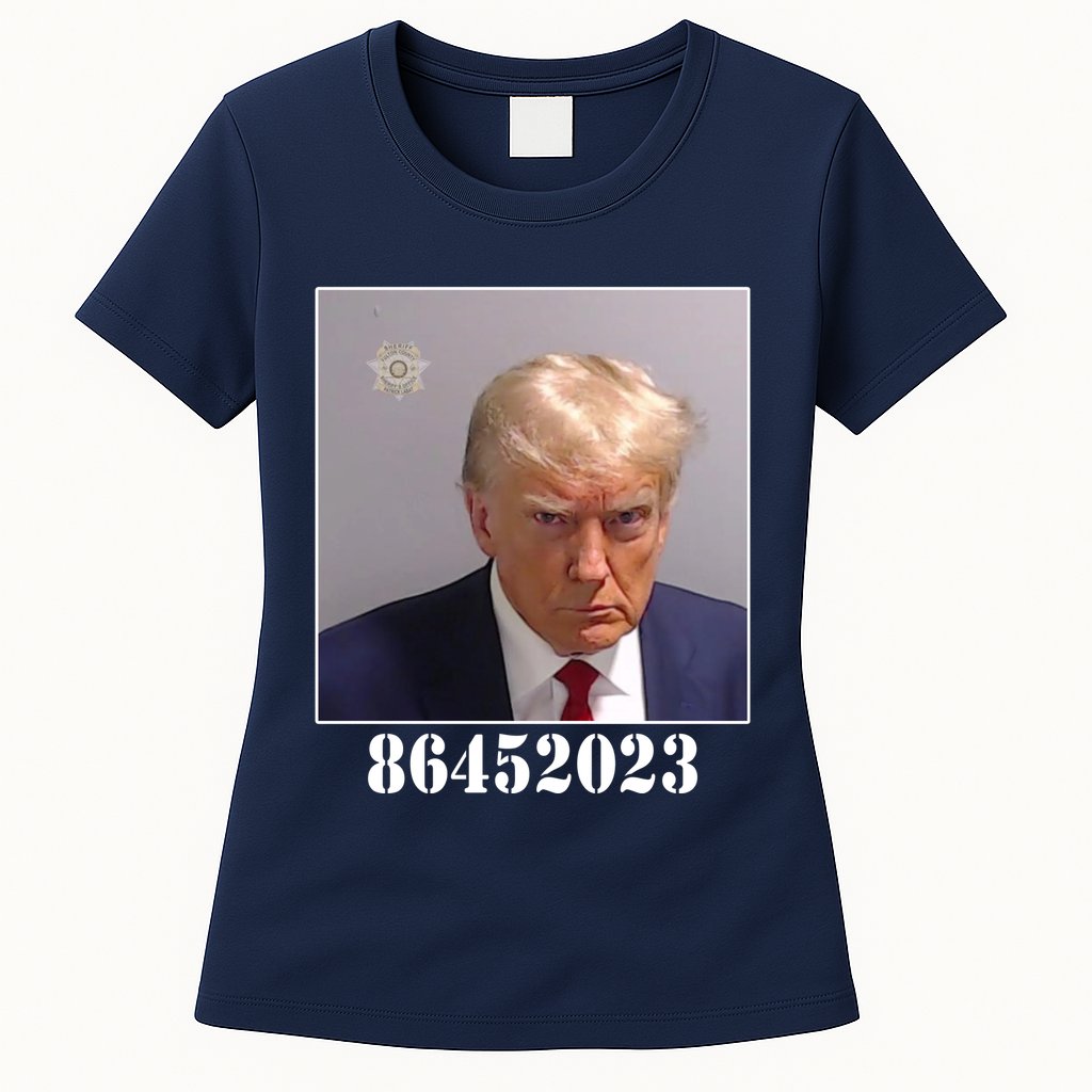 Donald Trump Inmate Mugshot Womens T-Shirt
