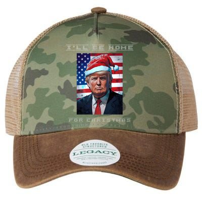 Donald Trump Ill Be Home For Christmas Inauguration Legacy Tie Dye Trucker Hat