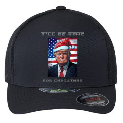 Donald Trump Ill Be Home For Christmas Inauguration Flexfit Unipanel Trucker Cap